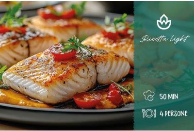 Merluzzo con crema di zucca: ricetta leggera e raffinata