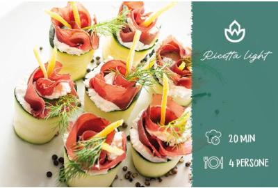 Rotoli di zucchine: antipasto light per ogni occasione
