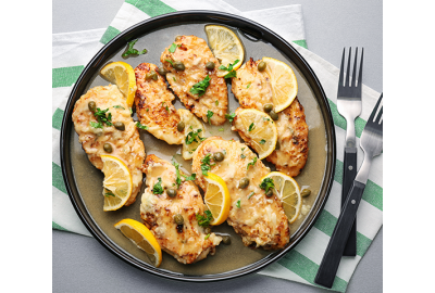 Ricetta Light - Petto di pollo con limone e capperi