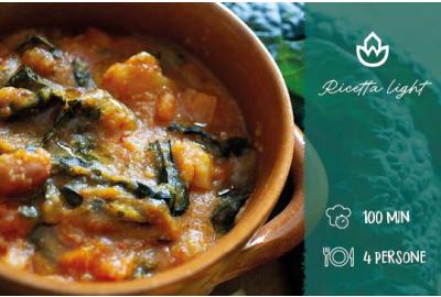 Minestrone di fagioli e cavolo nero