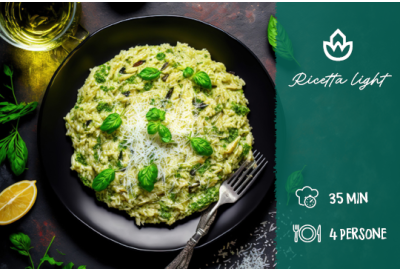 Risotto zucchine e stracchino – Ricetta Light