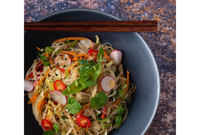 Ricetta light – spaghetti di riso con verdure
