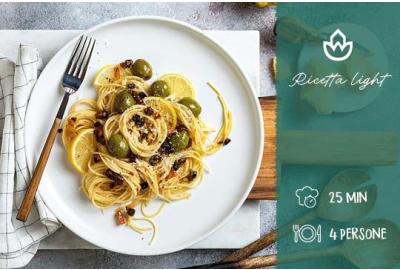 Spaghetti olive e limoni: ricetta facile e veloce per una cena gourmet