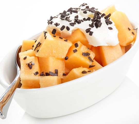 Ricetta light - Melone con stracciatella