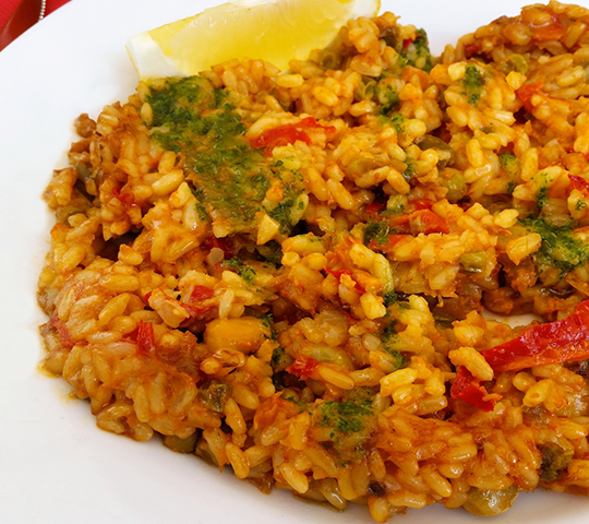 Ricetta light - Paella vegetariana