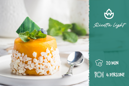 Bavaresi alla crema di mango – Ricetta Light
