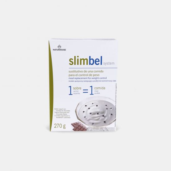 Budino allo yogurt con pezzi di cioccolato - Slimbel